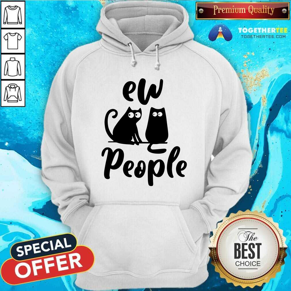 Lovely Ew People Two Cat Shirt - Image 5