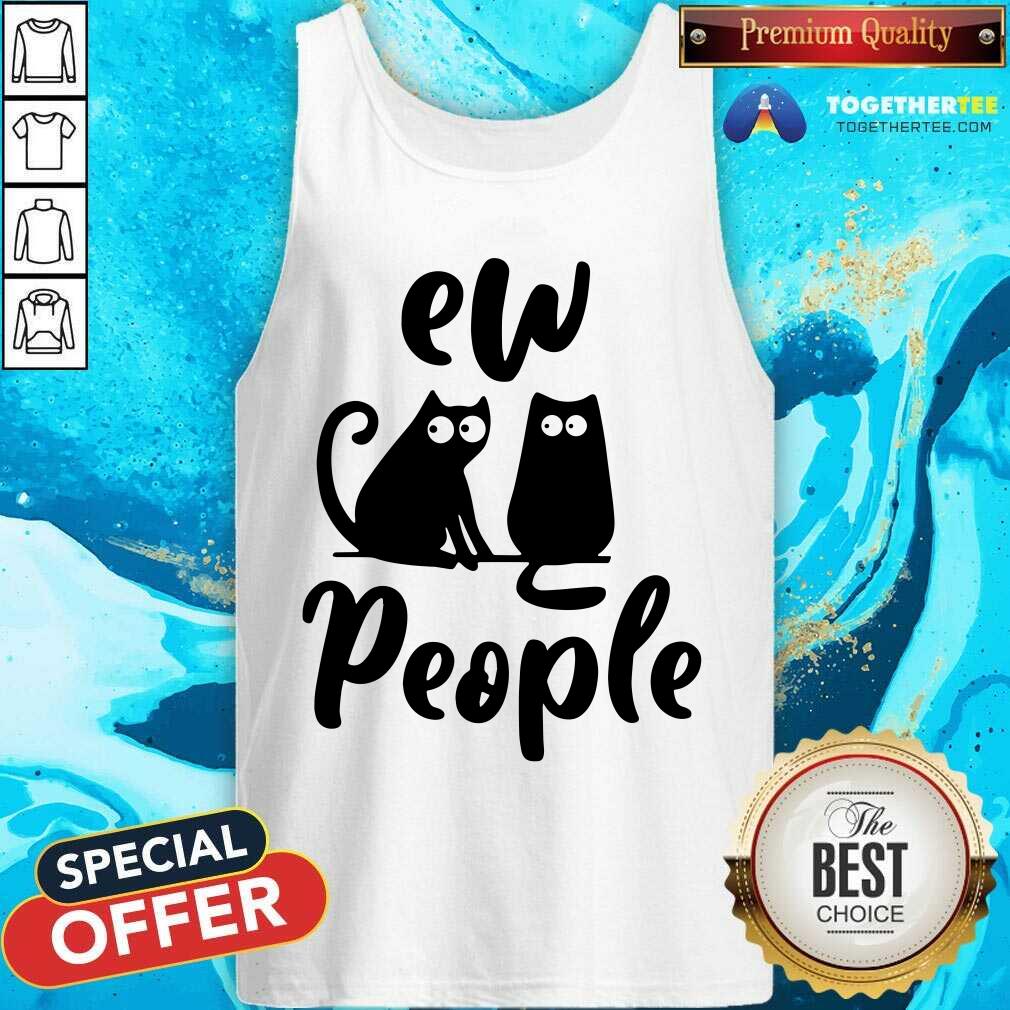 Lovely Ew People Two Cat Shirt - Image 4
