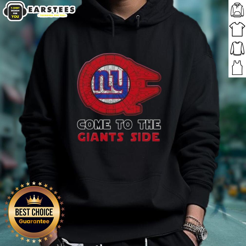 Awesome Star Wars Come To The New York Giants Side T-Shirt - Image 2