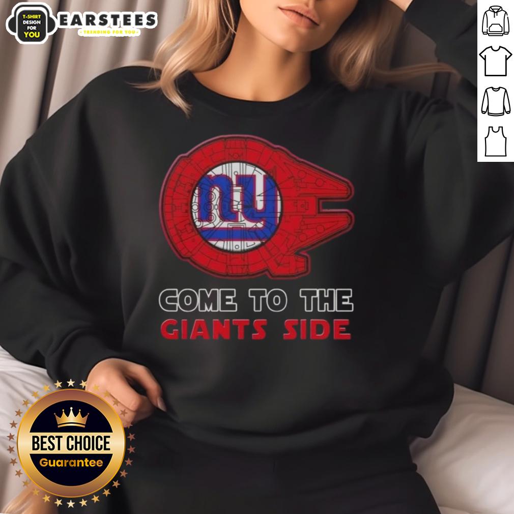 Awesome Star Wars Come To The New York Giants Side T-Shirt - Image 5