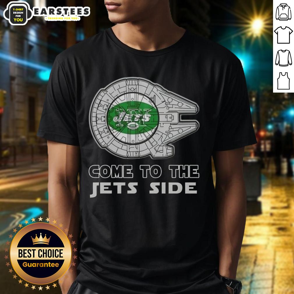 Awesome Star Wars Come To The New York Jets Side T-Shirt
