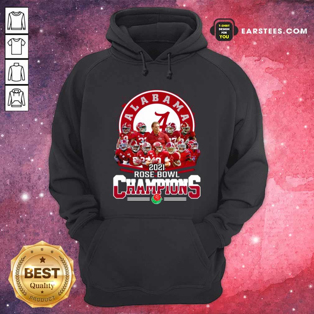 Pretty Alabama Crimson Tide 2021 Rose Bowl Champions Shirt - Image 2