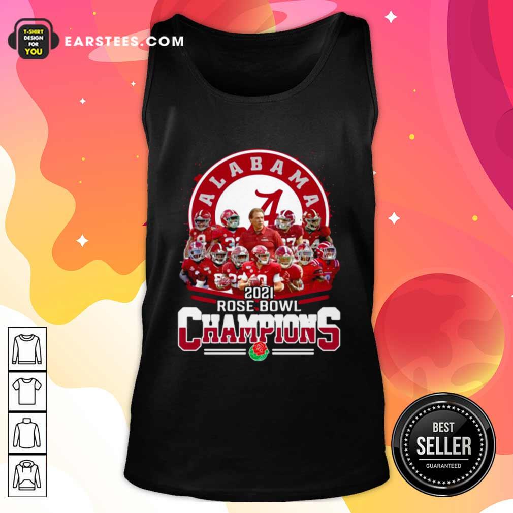 Pretty Alabama Crimson Tide 2021 Rose Bowl Champions Shirt - Image 4