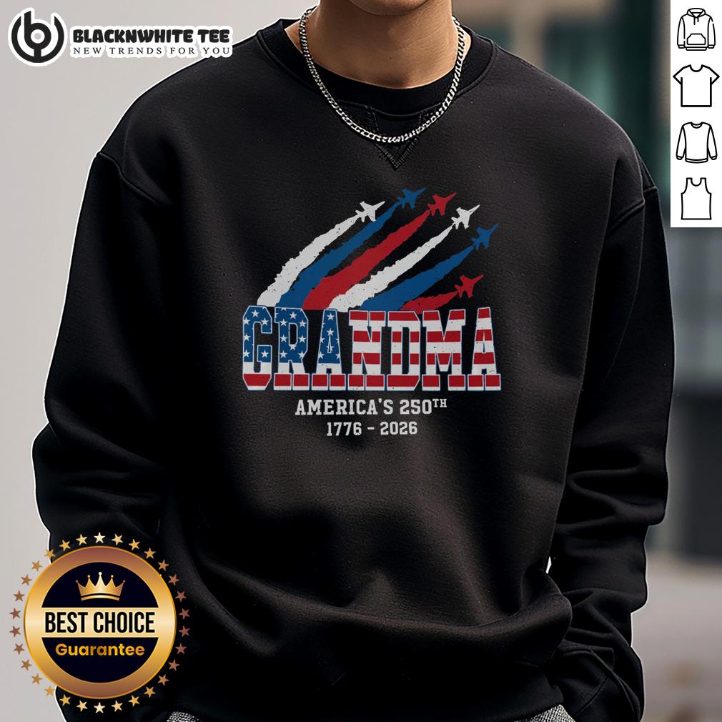 Awesome American 250th Anniversary Grandma T-Shirt - Image 5