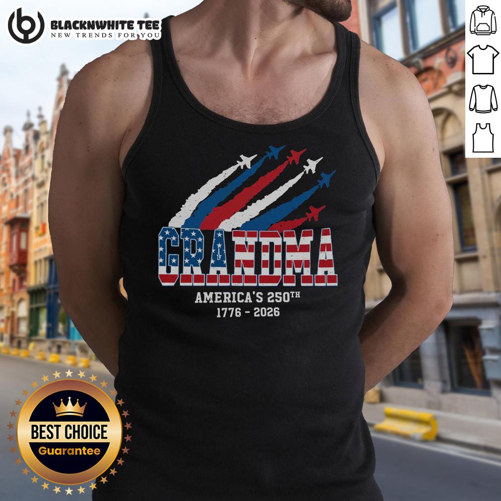 Awesome American 250th Anniversary Grandma T-Shirt - Image 4
