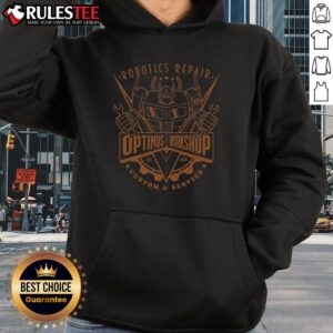 Alternative view of Awesome Optimus Workshop Robotics Repair Custom & Service T-Shirt