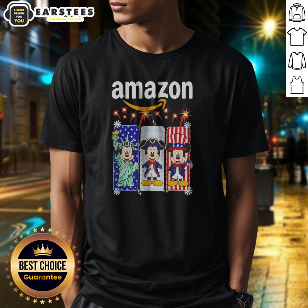 Amazon Mickey Mouse Statue Of Liberty Uncle Sam Patriotic Shirt