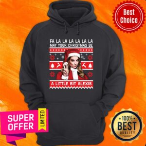 Alternative view of Official Fa La May Your Christmas Be A Little Bit Alexis Shirt