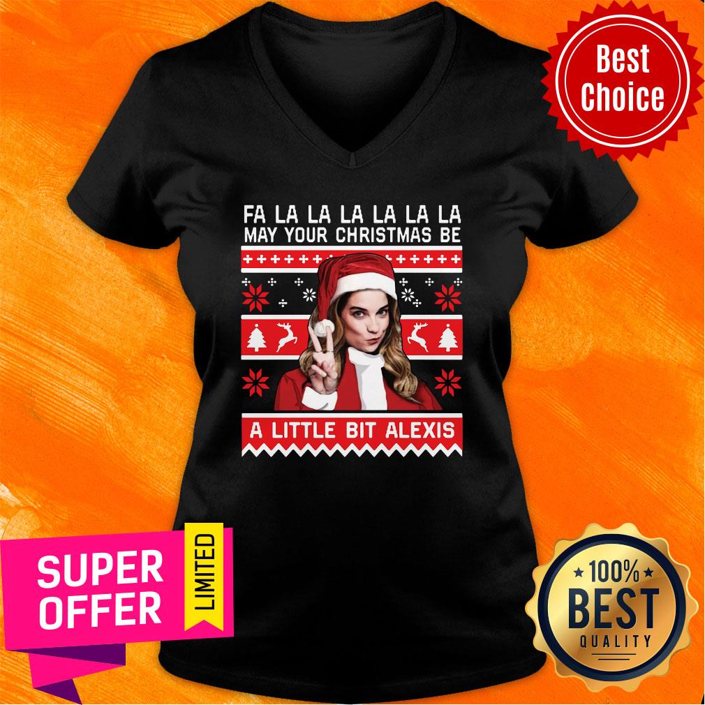 Official Fa La May Your Christmas Be A Little Bit Alexis Shirt - Image 3