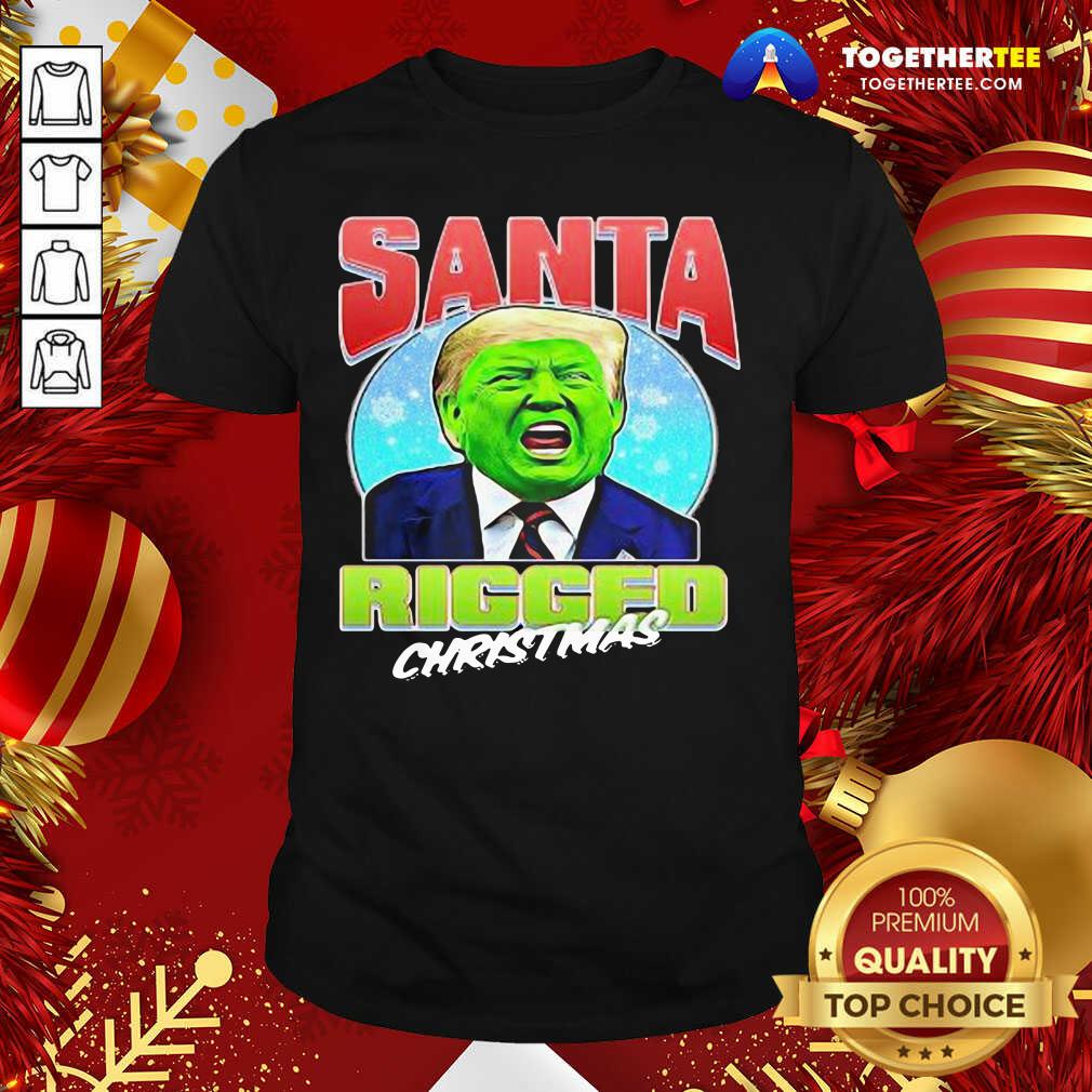 Original Santa Ricced Christmas Donald Trump Election Shirt