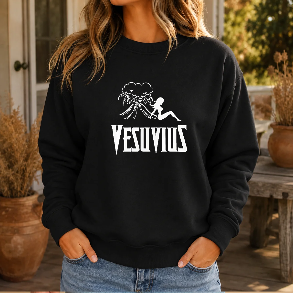 Top Vesuvius Volcano Pin Up Girl Retro Italy Shirt - Image 7