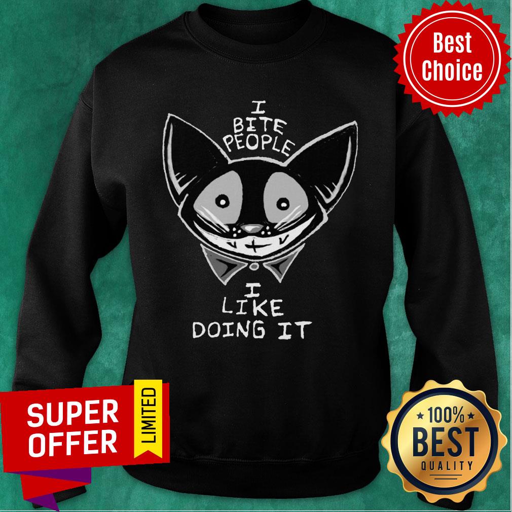 Bat Wear Face Mask I Bite People I Like Doing It Shirt - Image 4