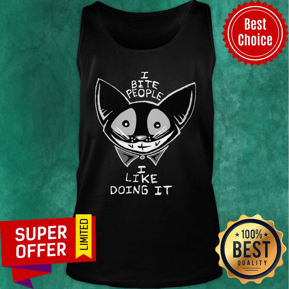 Bat Wear Face Mask I Bite People I Like Doing It Shirt - Image 3