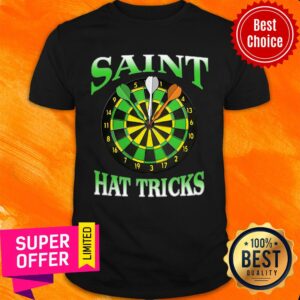 Funny Dart Saint Hat Trick Irish Patrick's Day Shirt