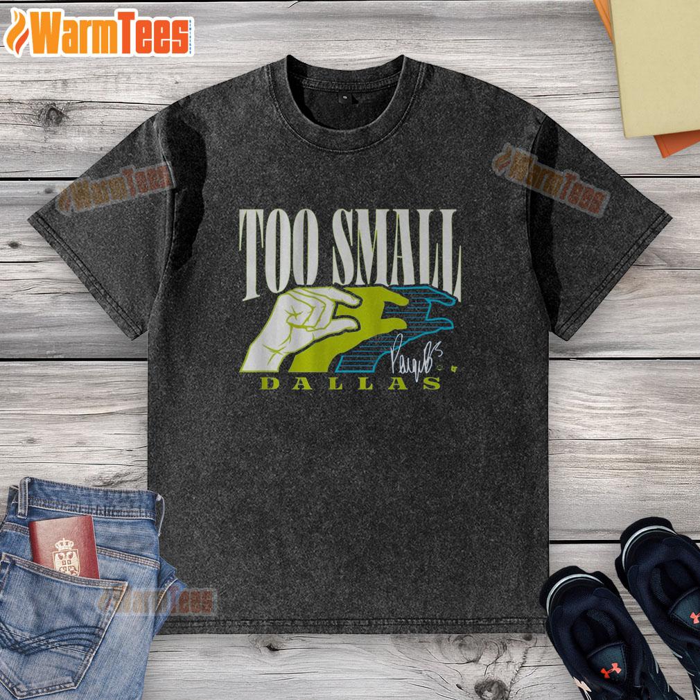Original Paige Bueckers Too Small Dallas T-Shirt - Image 6
