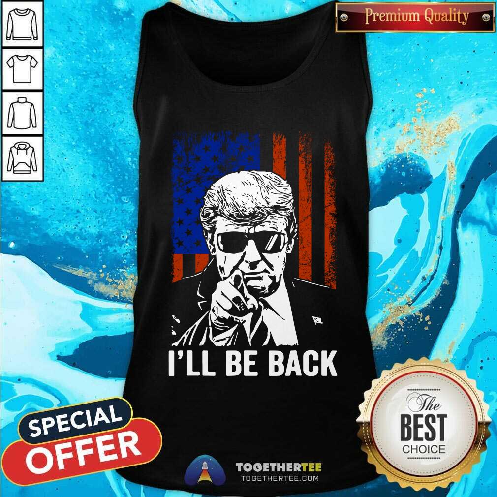 Donald Trump I Will Be Back American Flag Shirt - Image 4