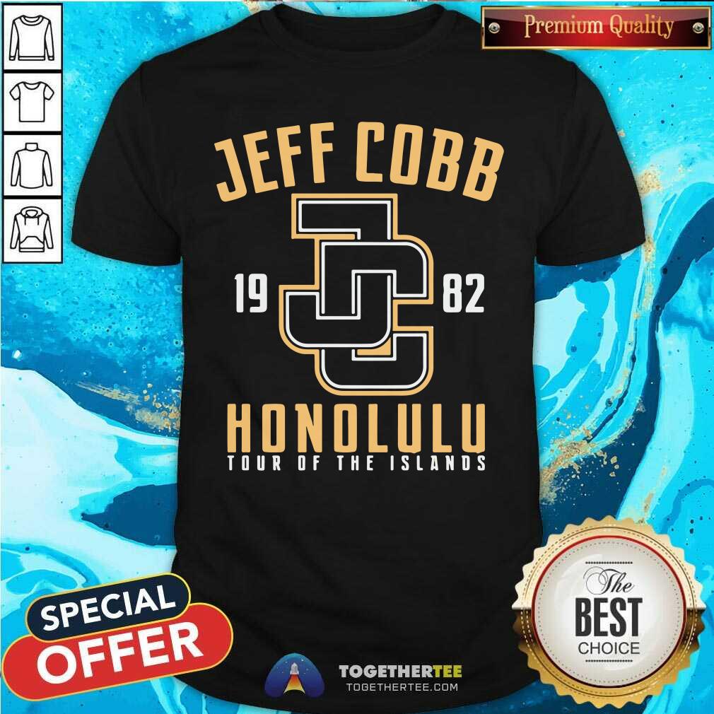 Jeff Cobb 1982 Honlulu Tour Of The Islands Shirt