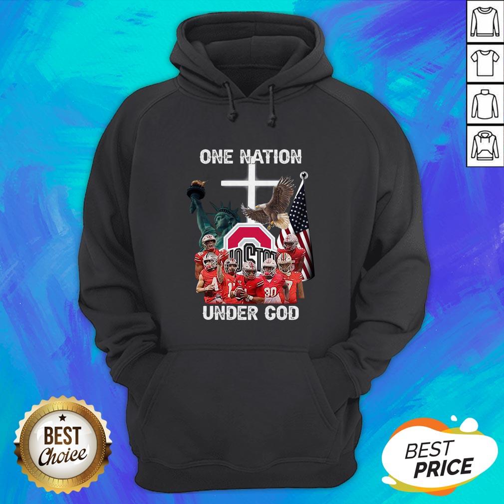 Ohio State Buckeyes One Nation Under God Shirt - Image 3