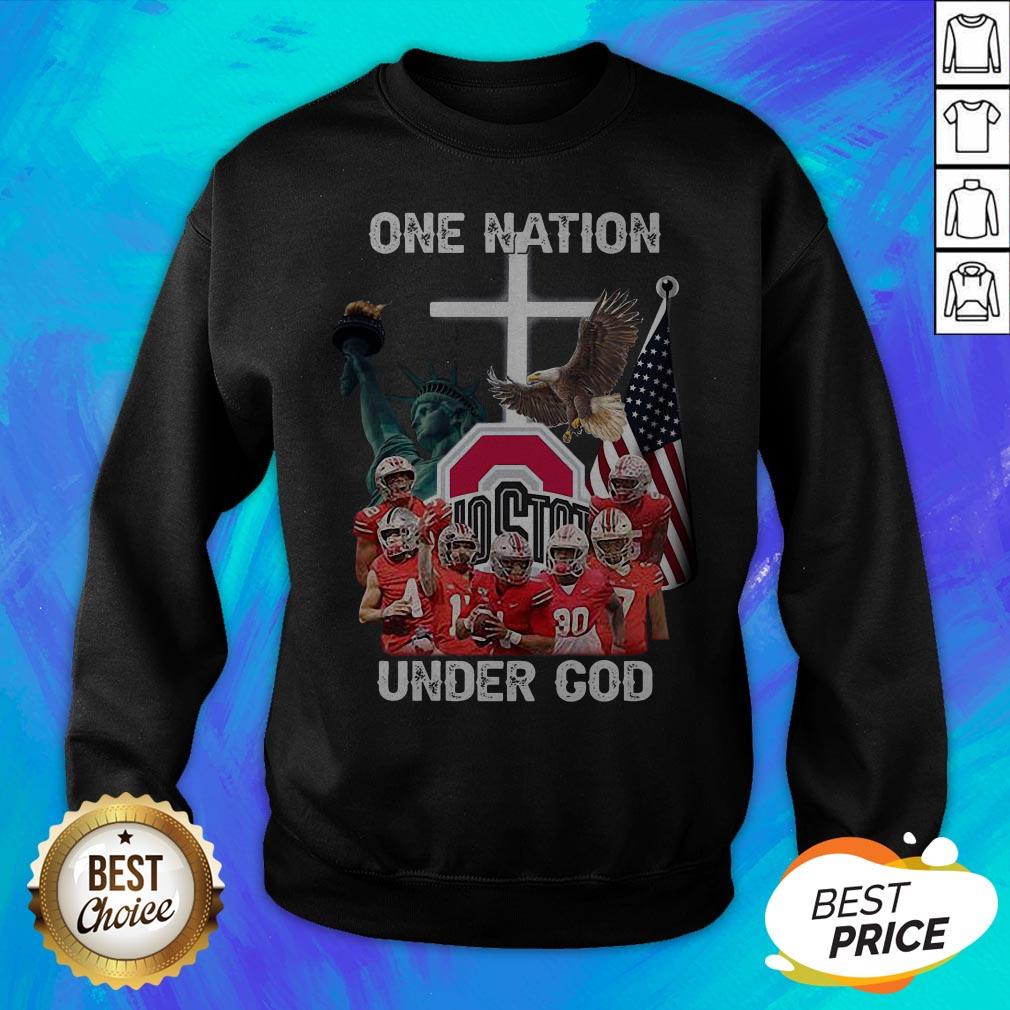 Ohio State Buckeyes One Nation Under God Shirt - Image 2