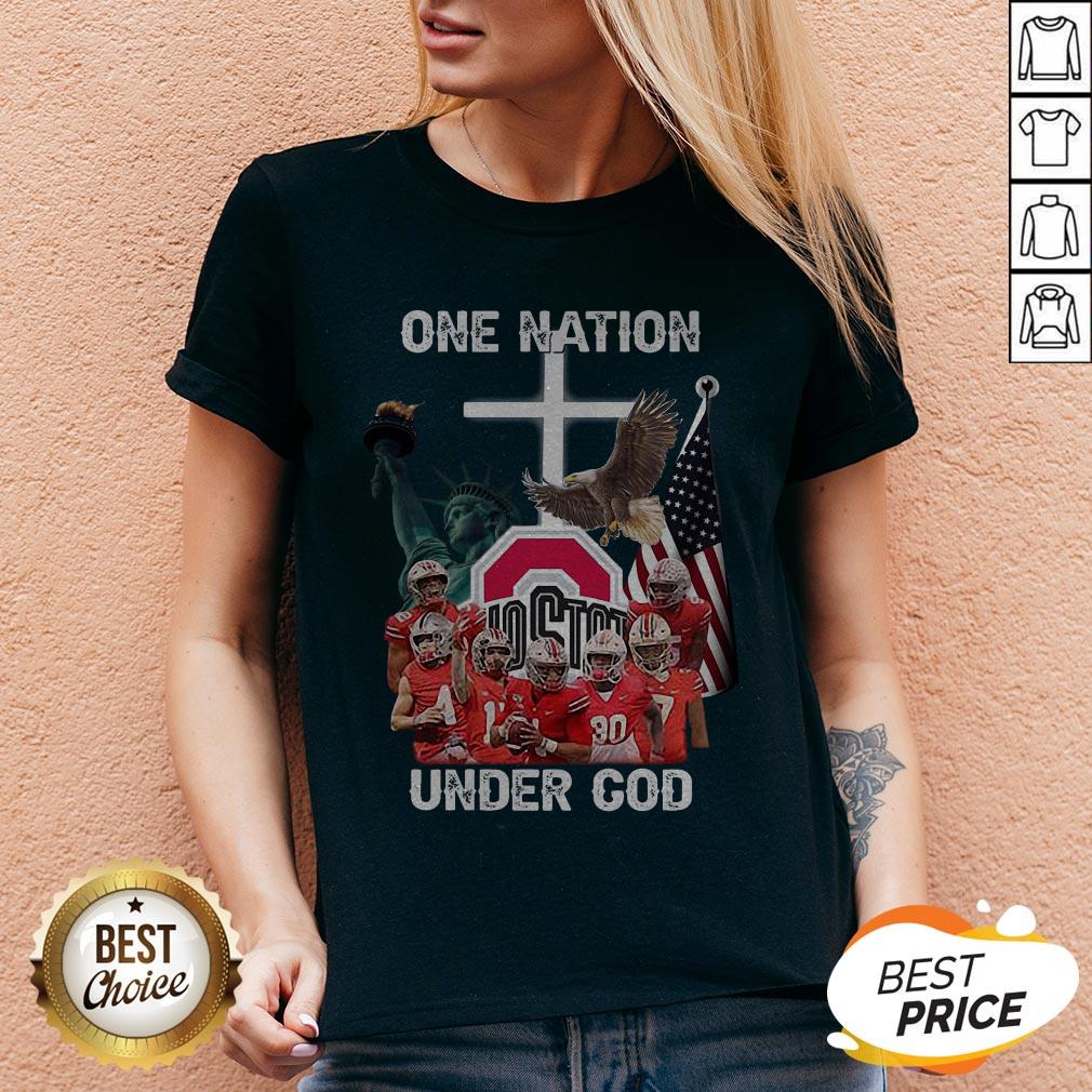 Ohio State Buckeyes One Nation Under God Shirt - Image 4
