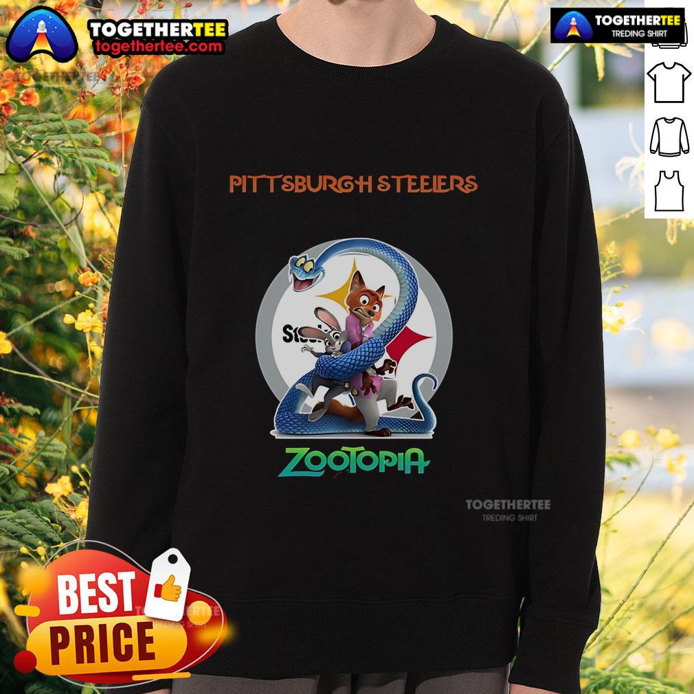 Premium Pittsburgh Steelers Zootopia 2 T-Shirt - Image 5