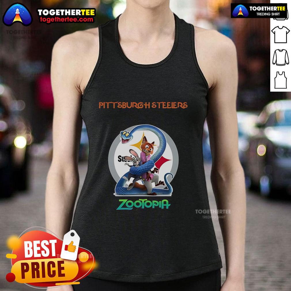Premium Pittsburgh Steelers Zootopia 2 T-Shirt - Image 4