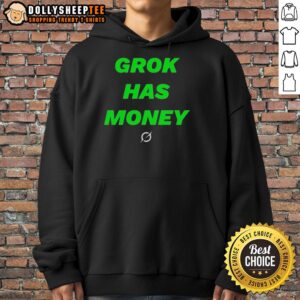 Alternative view of Good Grok Has Money T-Shirt