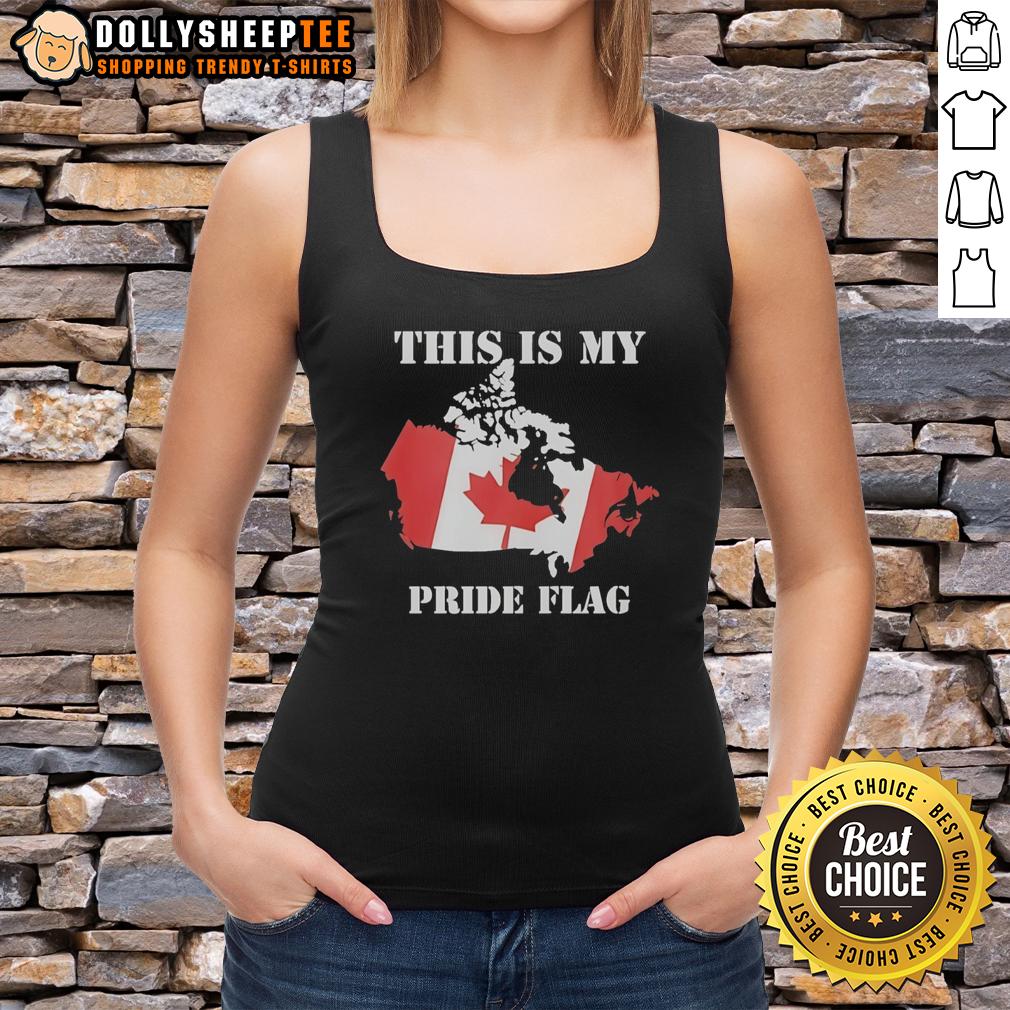 Original This Is My Pride Flag Canada Flag Retro T-Shirt - Image 4
