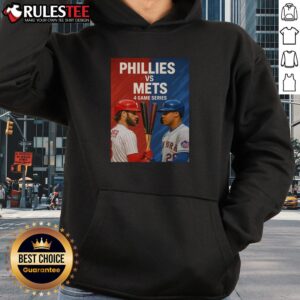 Alternative view of Top Philadelphia Phillies vs New York Mets MLB 4 Game Series T-Shirt