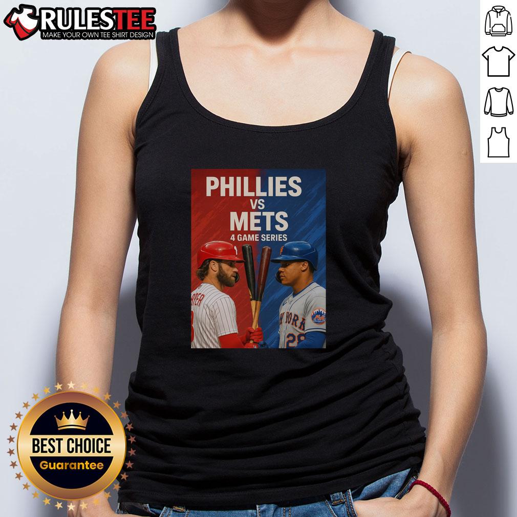 Top Philadelphia Phillies vs New York Mets MLB 4 Game Series T-Shirt - Image 4