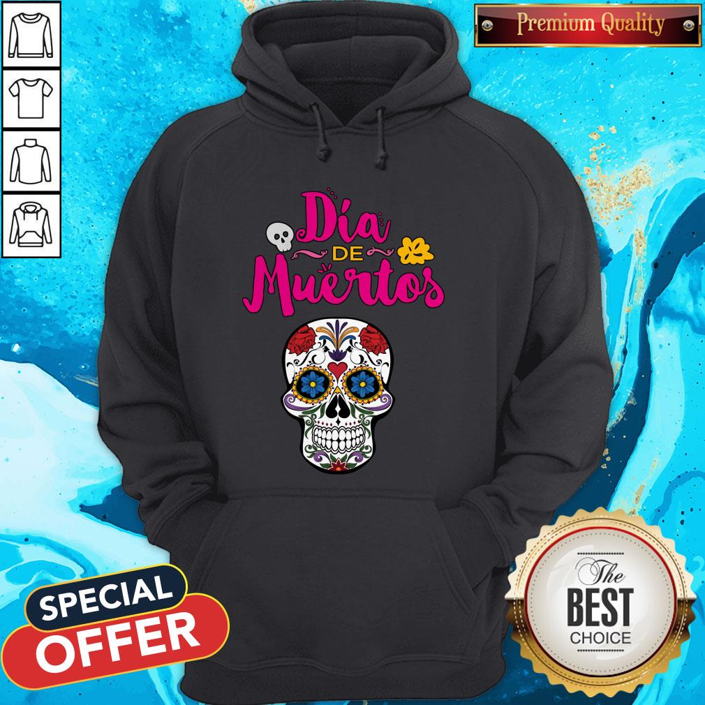 Day Of The Dead Dia De Muertos Sugar Skull Shirt - Image 5