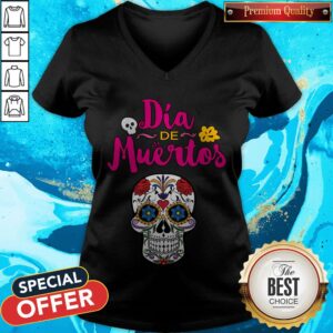 Alternative view of Day Of The Dead Dia De Muertos Sugar Skull Shirt