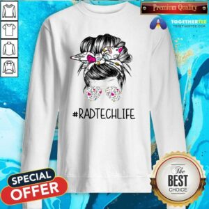 Alternative view of Lovely Bun Hair Sunglasses Headband Rad Tech Life Shirt