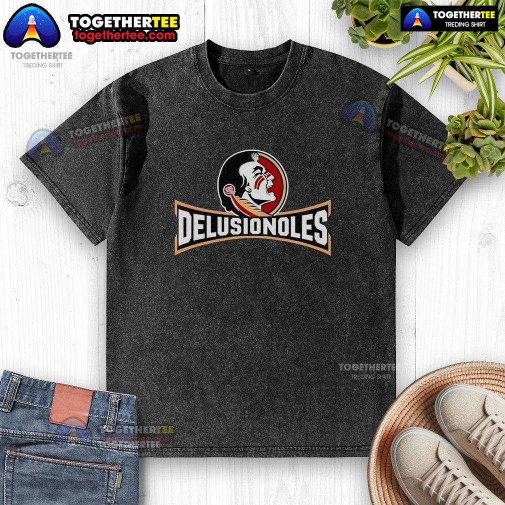 Awesome Florida State Seminoles Delusionoles Logo T-Shirt - Image 6