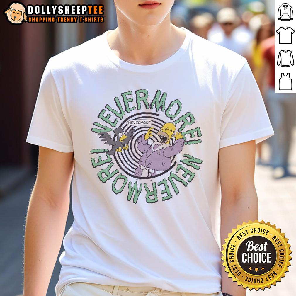 Nice The Simpsons Nevermore T-Shirt