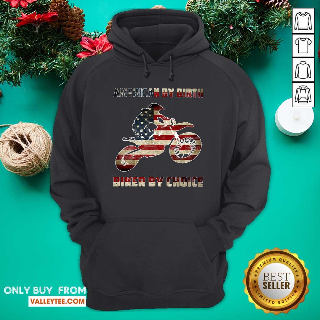 American By Birth Biker By Choice Shirt - Image 2