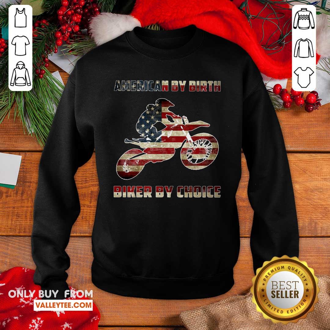 American By Birth Biker By Choice Shirt - Image 5