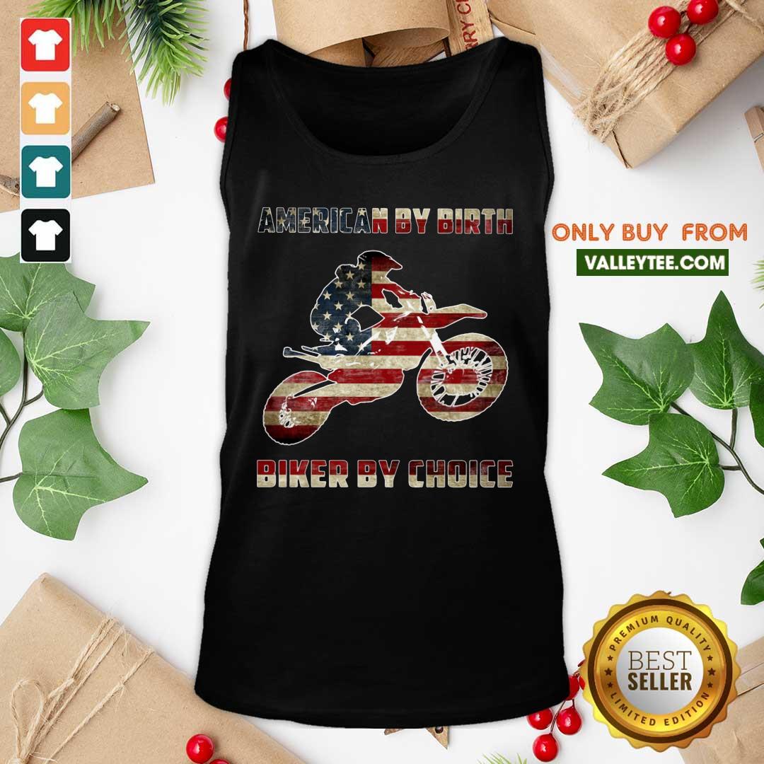 American By Birth Biker By Choice Shirt - Image 4
