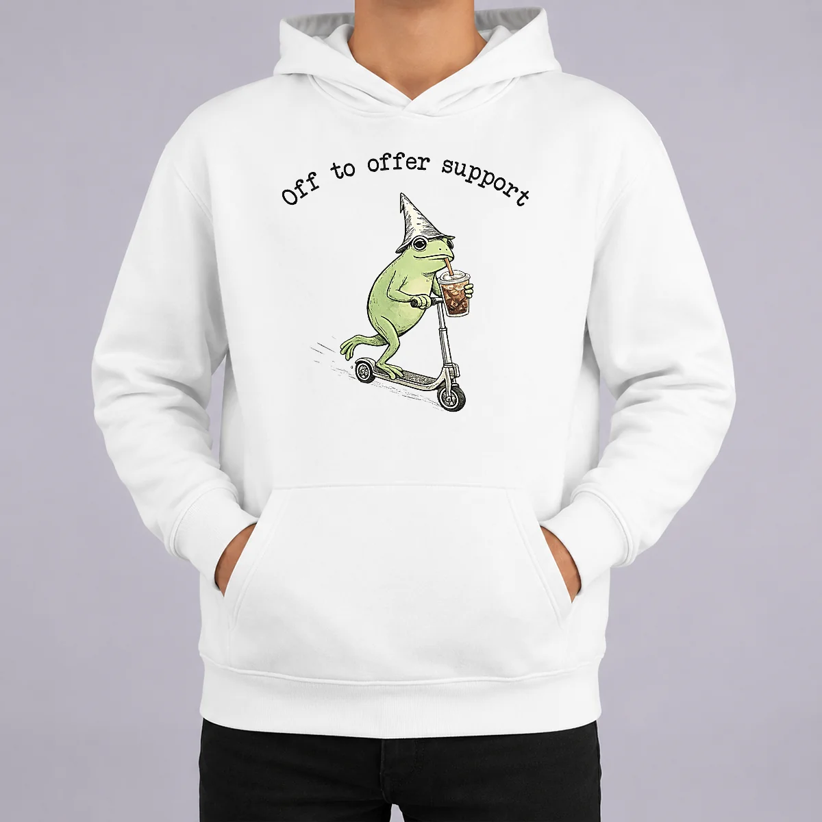 Hot Nice Support Staff Paraprofessional Back To School Frog Iced Coffee Shirt - Image 5