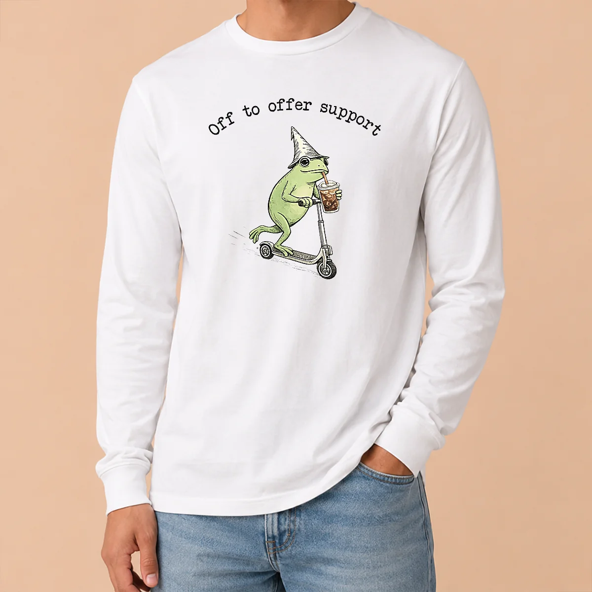 Hot Nice Support Staff Paraprofessional Back To School Frog Iced Coffee Shirt - Image 6