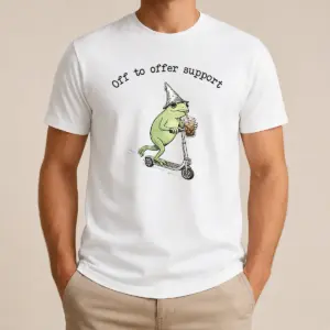 Hot Nice Support Staff Paraprofessional Back To School Frog Iced Coffee Shirt