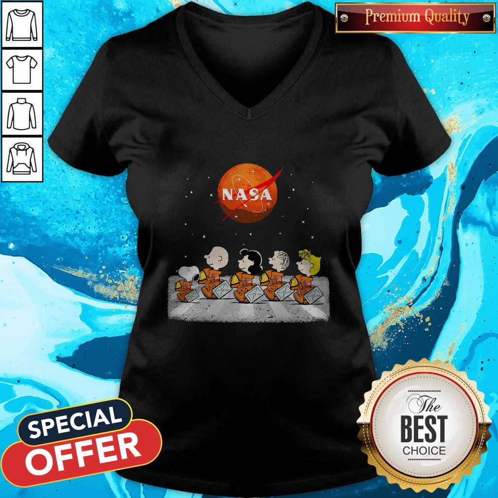 Nice Peanuts Heads Back To Space Nasa Shirt - Image 2