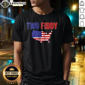 Nice United States Map Two Fiddy Shirt