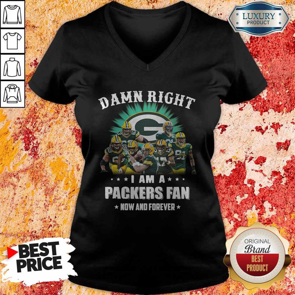 Sprint Football Damn Right I Am A Packers Fan Now And Forever Shirt - Image 4