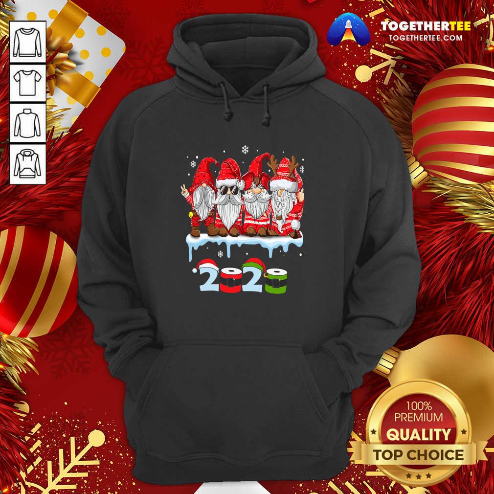 Good Merry Christmas Gnomes Wear Mask 2020 Quarantine Xmas Shirt - Image 5