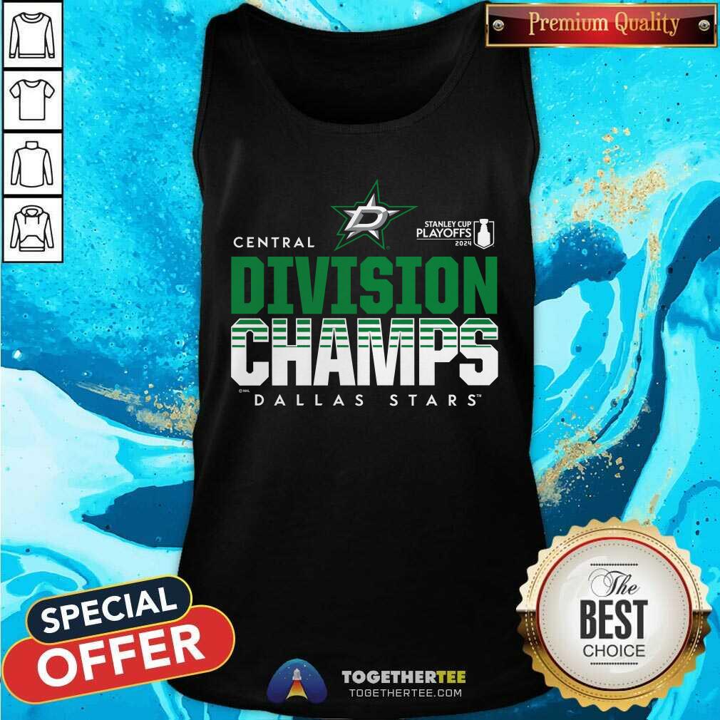 Dallas Stars 2024 Central Division Champions T-Shirt - Image 3