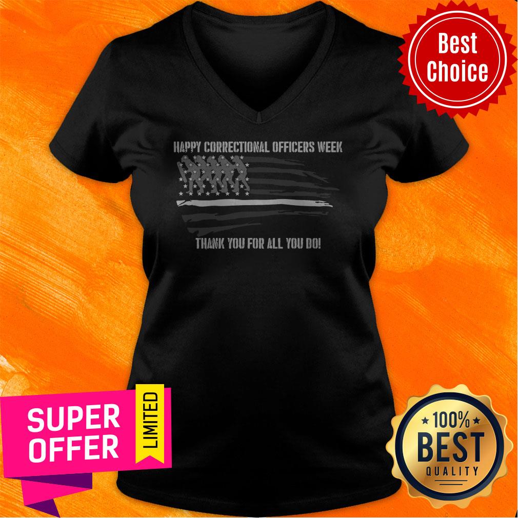 Happy Correctional Officers Week American Thank You For All You Do Shirt - Image 4