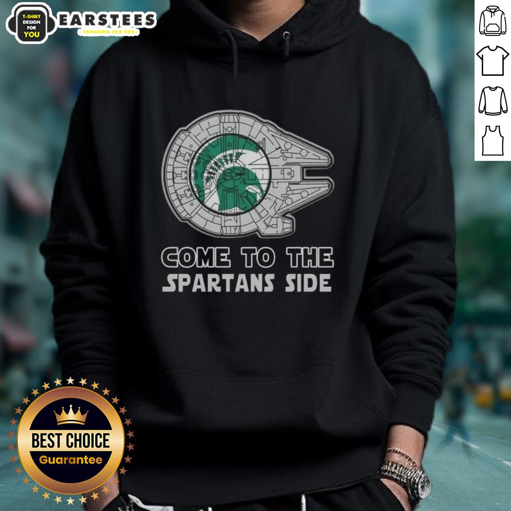 Good Star Wars Come To The Michigan State Spartans Side T-Shirt - Image 2