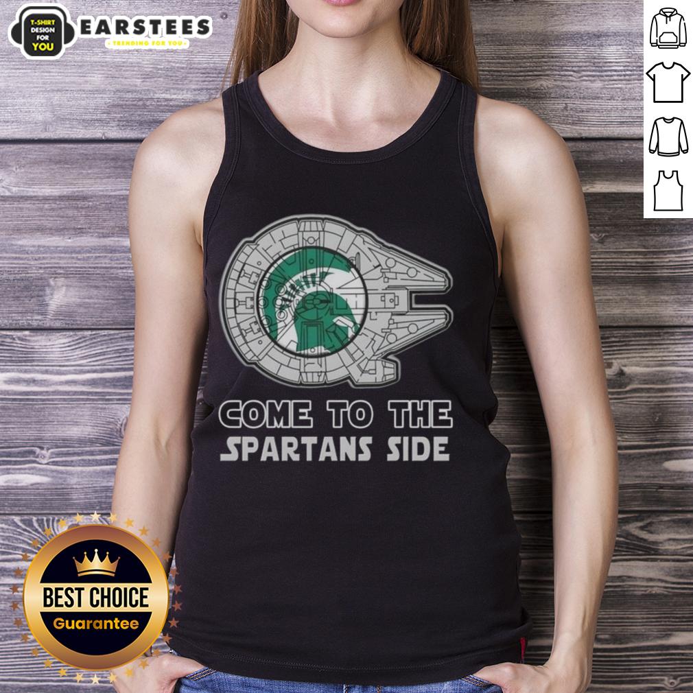 Good Star Wars Come To The Michigan State Spartans Side T-Shirt - Image 4