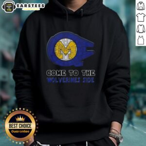Alternative view of Good Star Wars Come To The Michigan Wolverines Side T-Shirt